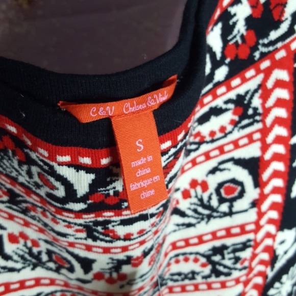 NWT Chelsea & Violet super soft printed knit dress - Picture 6 of 8